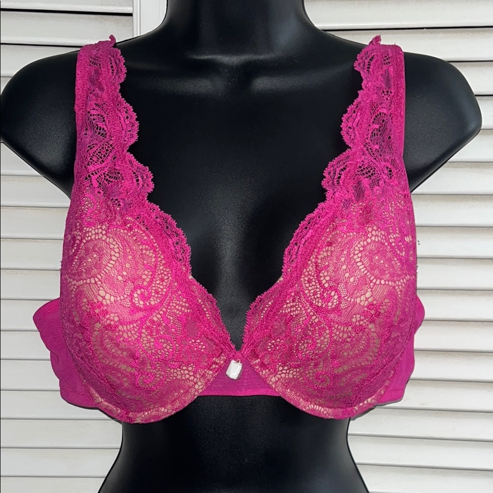 NWOT ThirdLove  24/7 lace contour plunge bra